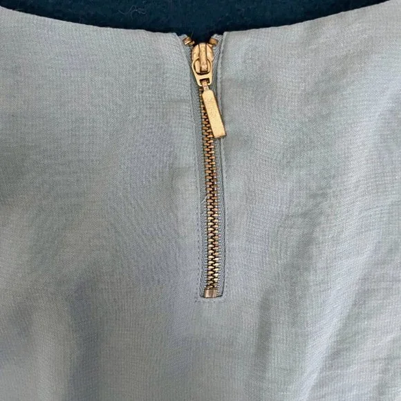 H&M Light Blue Mini Dress - Size 4 - Picture 4 of 6